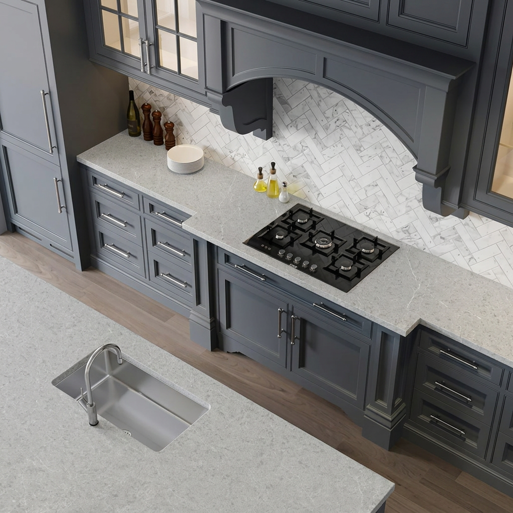 Ornamental Grey Leather Quartz - Image 3